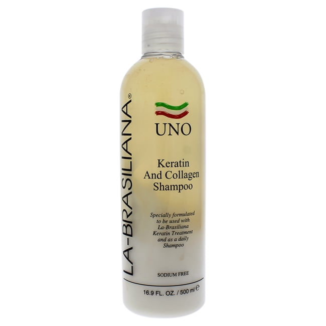 Uno Keratin And Collagen Shampoo By La Brasiliana For Women 16 9