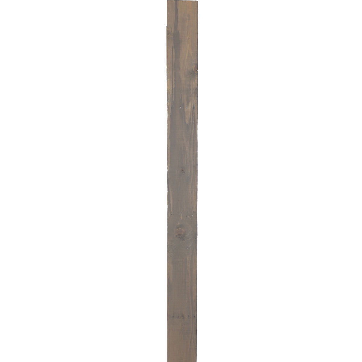 Ekena Millwork 15"W x 48"H x 3 1/2"D Vintage Farmhouse 3 Rung Ladder, Barnwood Decor Collection, Reclaimed Grey