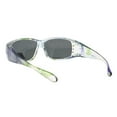 thumbnail image 3 of Women's Fit Over Glasses Polarized Sunglasses Rhinestones Floral Clear Blue Green, 3 of 4