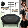 thumbnail image 4 of Serenelife Pro Aerobics Portable Sports & Fitness Trampoline, Black, 4 of 4