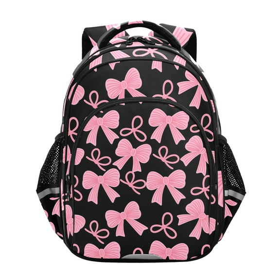 ALAZA Pink Bows School Backpack Elementary Bag Bookbag Travel Rucksack