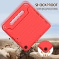 thumbnail image 4 of SUPNICE Kids Case for New Samsung Galaxy Tab A9 8.7 Inch 2023 with Built-in Screen Protector&Handle Stand - Shockproof Light Weight EVA Cover for SM-X110/X115/X117 2023&A7 Lite SM-T220/T225/T227,Red, 4 of 7