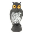 thumbnail image 2 of Realistic Away Owls Statue Bird Deterrent Owl Decoy Fake, 2 of 8