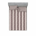 thumbnail image 2 of Floral Bedding Set with Sheet & Covers, Earthen Toned Leafless Autumn Inspired Trees Season of Mother Earth Theme, Printed Bedroom Decor 2 Shams, 4 Sizes, Dried Rose Warm Taupe, by Ambesonne, 2 of 3