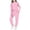 Pink, variant on KyCheLot Girls 2 Piece Outfits Casual Long Sleeve Ruffled Tops and Pants with Pockets School Clothing Set for 4-13Years