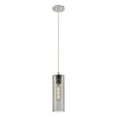 thumbnail image 3 of Innovations Lighting  Crown Point - 1 Light 12" Cord Hung Pendant Satin Nickel/Plated Smoke, 3 of 5