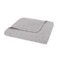 thumbnail image 4 of VCNY Home Nina Solid Basketweave Quilt Set, King, Grey, 4 of 5