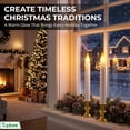 thumbnail image 7 of Tupkee Flickering LED Window Candles Set of 2 Battery-Operated Flameless Christmas Candles with Flickering Flame & Timer for Holiday Window & Home Decoration, 7 of 7