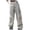 style-10 Blue, variant on Gubotare Jeans for Girls Wide Leg Cargo Denim Pants for Girls Kids Toddler Baggy Loose Wide Leg Streetwear Trousers High Waist Trendy,Grey,8-9 Years(130)