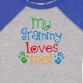 thumbnail image 4 of Inktastic My Grammy Loves Me Boys or Girls Baby Bodysuit, 4 of 5