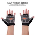 thumbnail image 3 of Milisten 1Pair Pink Half Finger Gloves for Biking Climbing and Outdoor Activities, 3 of 6