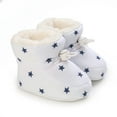 thumbnail image 2 of Newborn Baby Winter Snow Boots Infants Non-Slip Warm Fleece Shoes Booties First Walkers 0-18M, 2 of 7