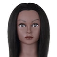 thumbnail image 3 of Cabeza de entrenamiento pa el cabello Cosmetología Peluquería Maniquí Cabeza de muñeca con abrazadera . 14 pulgadas negro Zulema cabeza de maniquí, 3 of 8