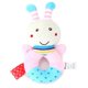thumbnail image 1 of 1-pack Bee Round Rattle Round Hand Rattle Baby Baby Hand-clawed Bell Plush Toy, 1 of 1