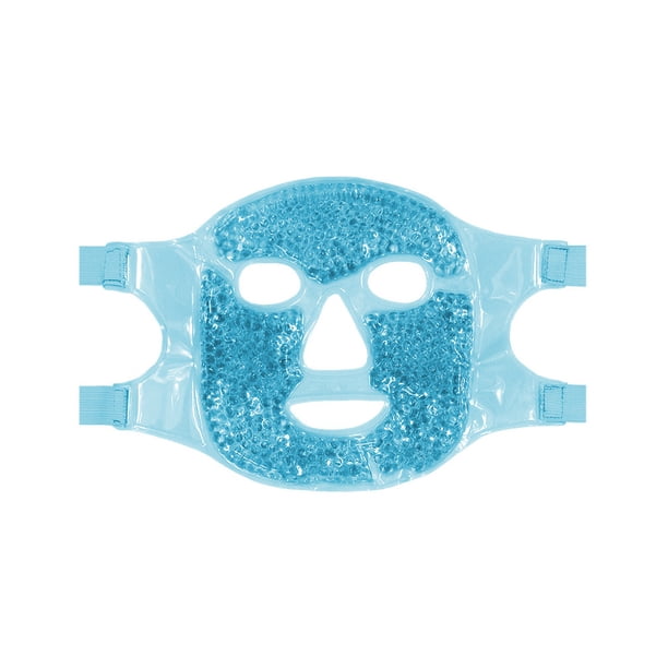 Mascarilla facial fría para ojos, paquete de hielo para reducir la hinchazón facial, círculos oscuros, cuentas de Gel, paquete de compresas frías de calor caliente MFZFUKR BST2000694-1