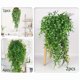 thumbnail image 1 of Follaje verde artificial, ramas de vegetación artificial, hojas falsas para decoración del hogar, decoración interior y exterior para oficina, estante de pared, mesa, arreglo de jardín., 1 of 9