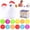 Fruits & Vegetables, variant on Easter Eggs Toys for Toddlers, 12 Pcs Montessori Matching & Stacking Learning Educational Set, Push Pull Chicken Carton, Shape Color Sorting Fine Motor Sensory Gift for Boys Girls,Shape