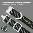 thumbnail image 4 of Plutus Pet Reflective Dog Collar with Aviation Aluminum Buckle, Neoprene Padded for comfort, Lightweight, Heavy Duty Nylon Collar for Puppy Small Medium Large Dogs (Black, M), 4 of 10