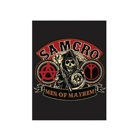 Amazon Sons Of Anarchy Blanket SOA Sons of Anarchy Men of Mayhem Velour Perfect Soft Thick Microfiber Mink to Black Cast Aside Gritty Exterior Warm Light weight 60