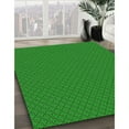 thumbnail image 3 of Ahgly Company Machine Washable Indoor Square Transitional Green Area Rugs, 7' Square, 3 of 7