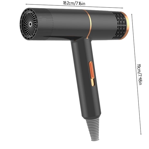 Momihoom Ionic Fast Drying Hair Dryer, Portable Constant Temperature Styling Blow Dryer for Home & Travel, Low Noise High Power Hair Care Tool