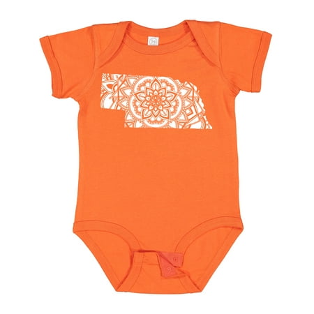 

Inktastic Nebraska Silhouette Mandala Boys or Girls Baby Bodysuit