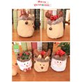 thumbnail image 2 of Cateissary Bolsas con cordón de Navidad, oso de Papá Noel, decoración de árbol de Navidad, contenedor de felpa, bolsa de regalo, soporte para Kits de decoración para fiestas Alce, 2 of 6
