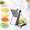 Gray, variant on 7-in-1 Black Safe Mandoline Slicer With Container For Kitchen Vegetable Prep