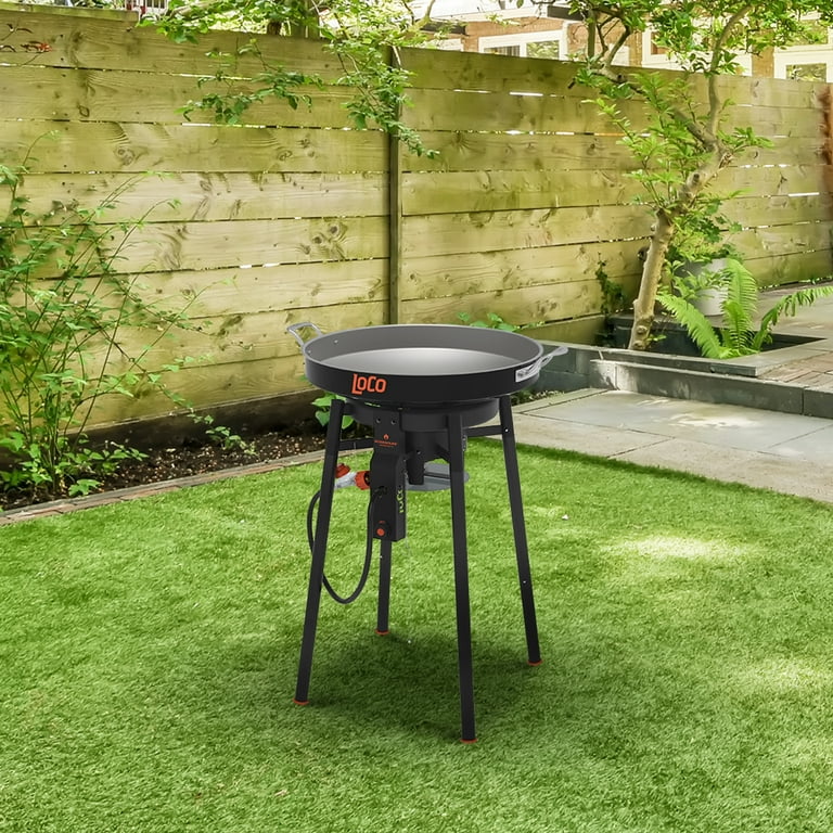 Loco Cookers 22 Inch SureSpark Disco Cooking Steel Cooker with