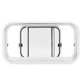 thumbnail image 1 of Marine Window, Rounded Slide Aluminum Alloy Frame, Tempered Glass, Bidirectional Moving, Waterproof, Ventilation, Light Transmission, for Ships Yachts, 1 of 7