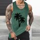 thumbnail image 2 of Camisetas de Tanque de los Hombres Tanque de los Hombres Incolor Gradiente de Impresión Cuello Redondo Correa Delgada Fuga Atrás Regular Casual Deportes Blusas de Tanque, 2 of 5