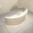 thumbnail image 4 of Cashier Table Reception Desk Counter Check Out Counter Supermarket Reception Desk Front Desk Empfangstheke Reception Furniture My Lux Decor Round, 4 of 6