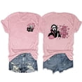 thumbnail image 5 of XCHQRTI Ghost Shirt for Women Vintage Halloween Tshirt Graphic Shirts Funny Retro Short Sleeve Tops, 5 of 8