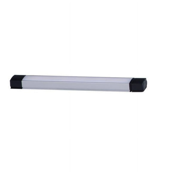 Maxim 89800AL 6 in. CounterMax MX-L-24-SS 24V LED Under Cabinet, Brushed Aluminum