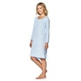 thumbnail image 2 of Casual Nights Women's Stars Pintucked Long Sleeve Nightgown, 2 of 2