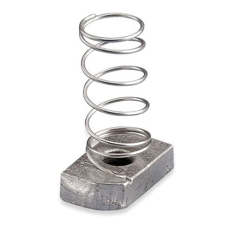Channel Nut - NVENT CADDY SPRA0025EG Channel Nut With Spring,1/4-20 In,Steel