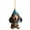 D, variant on 1 Pcs Halloween/Christmas Dachshund Dog Decorations, 3D Acrylic Hanging Ornament,Funny Sausage Dog Animal Pendant for Car Interior,Home Holiday Party, Wall,Gifts,8 Styles(C)