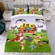 thumbnail image 4 of Leo y Tig Conjunto de sábanas temático, trío de piezas, cómodo y amigable con la piel, diseño único, regalo de decoración para el hogar para familiares, amigos y fans,173cm *218cm, 4 of 6