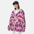 thumbnail image 5 of Xecao Orchids Flowers for Sun Shirt-A lightweight, hoodie-style long-sleeve UV protection garment designed for other outdoor activities., 5 of 9
