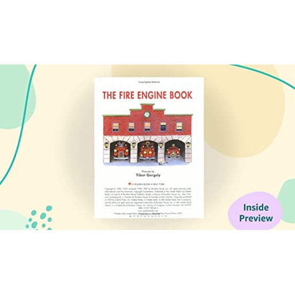 Pre-Owned Fire Engine Book (Little Golden Board Book) Paperback
