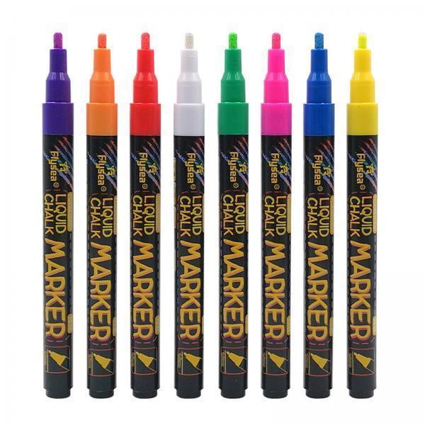 2x Kit de líquida Premium, de pizarra borrables de plástico para carteles de pizarra, pintura de Graffiti,