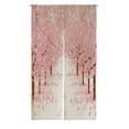 thumbnail image 1 of ABPHQTO Cherry Blossom Japanese Noren Cortina Puerta Puerta Ventana Tratamiento Cortinas 85x150 cm, 1 of 1
