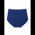 thumbnail image 3 of Bragas Invisibles de Cintura Alta para Mujer, Sin Etiqueta, con Borde Ondulado y Cobertura Total. Azul Oscuro XL, 3 of 10