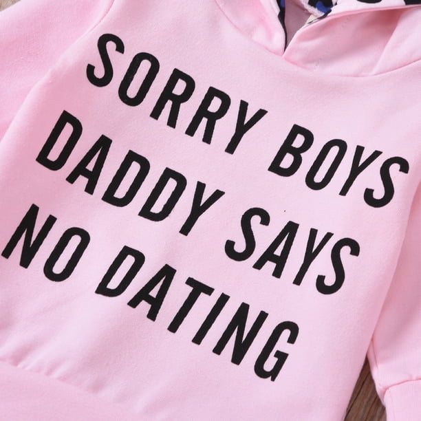 Hoodie that clearance says baby girl