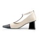 thumbnail image 2 of Zapatilla pulsera piel Combinación ivory and black PIKIKI beige 22, 2 of 5