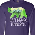 thumbnail image 4 of Inktastic Gatlinburg, Tennessee- Mountains and Bear Shape Long Sleeve T-Shirt, 4 of 5