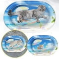 thumbnail image 1 of Pet Ice Mat for Cats - Soft Dog Pattern Water Bed Pad - Indoor Comfortable Scratch Cushion for, 1 of 5