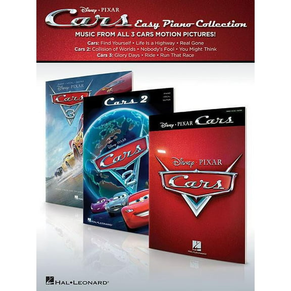 Cars - Easy Piano Collection: Music from All 3 Disney Pixar Motion Pictures (Paperback)