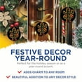 thumbnail image 6 of Festive Cactus Wrapped in Christmas Lights Christmas Ornament - Festive Holiday Decor - 2.8" Round - Gold String Included - UV Printed Design - Choose from Over 140 Designs - BMCO0473, 6 of 6