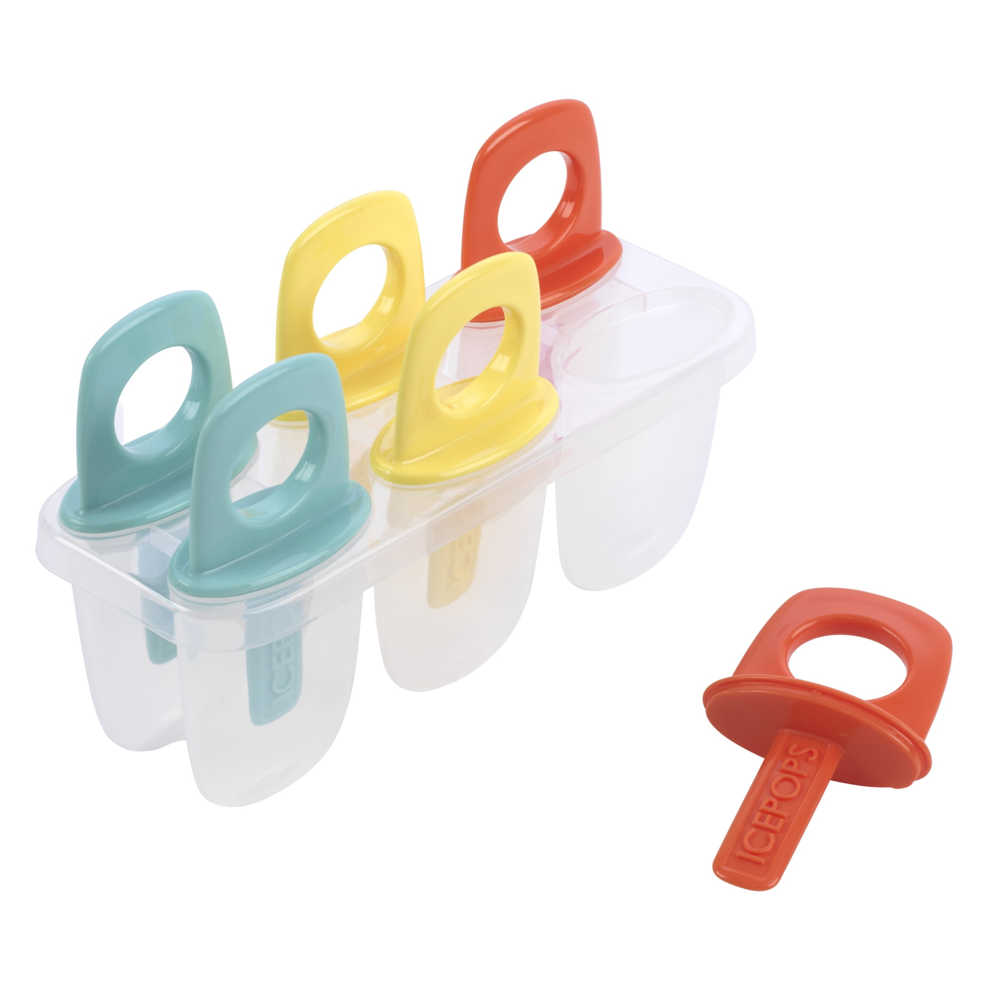 GoodCook ProFreshionals Ice Pop Maker, Makes 6 Ice Pops, Assorted Colors 